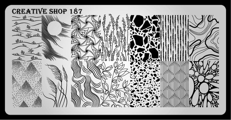 Creative Shop- Stamping Plate- 187