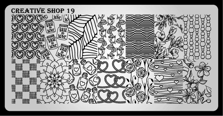 Creative Shop- Stamping Plate- 019