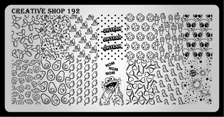 Creative Shop- Stamping Plate- 192