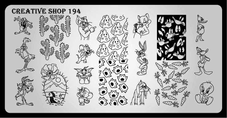 Creative Shop- Stamping Plate- 194