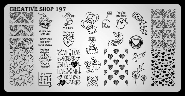 Creative Shop- Stamping Plate- 197