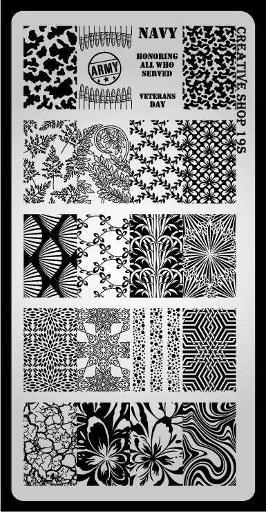 Creative Shop- Stamping Plate- 019S