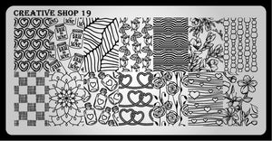 Creative Shop- Stamping Plate- 019