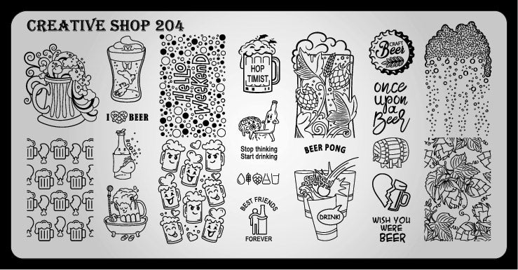 Creative Shop- Stamping Plate- 204