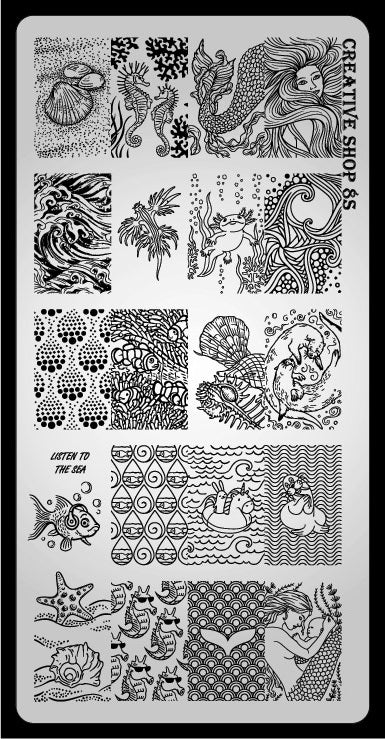 Creative Shop- Stamping Plate- 008S