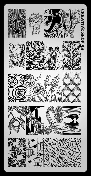 Creative Shop- Stamping Plate- 009S