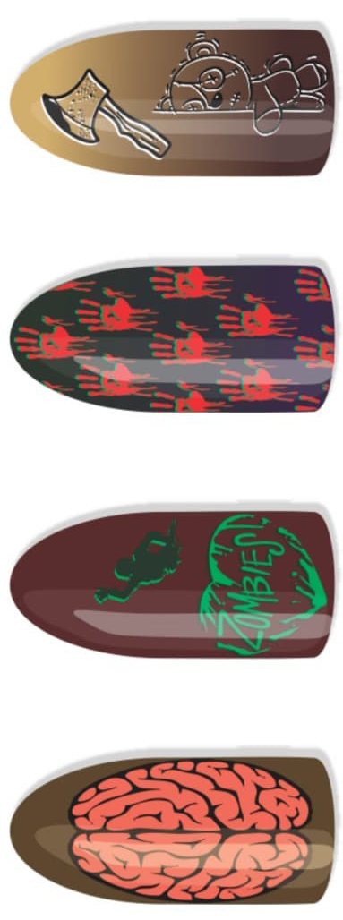 Candy Skull- Stamping Plates- R-008