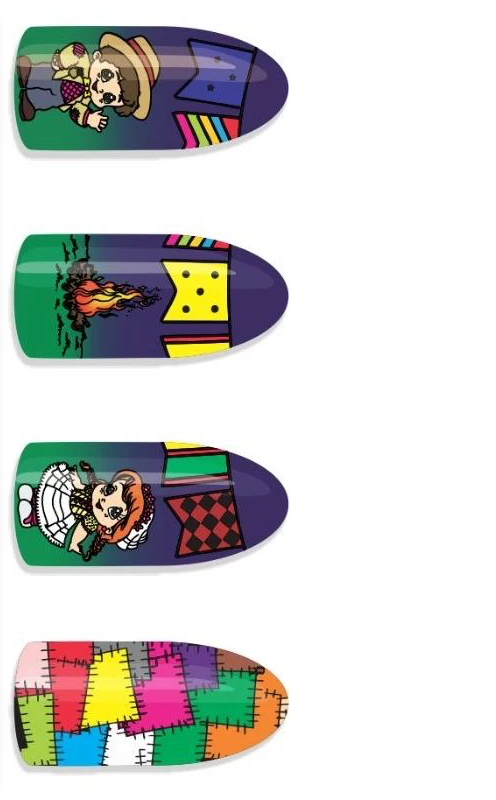 Candy Skull- Stamping Plates- R-022