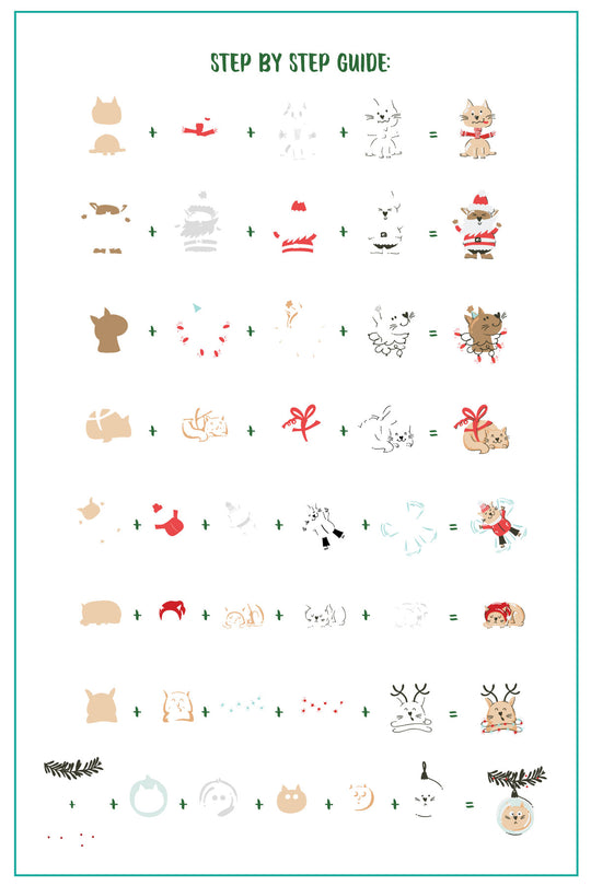 Clear Jelly Stamper- C-67- Catmas