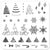 Clear Jelly Stamper- C-01- Christmas Tree