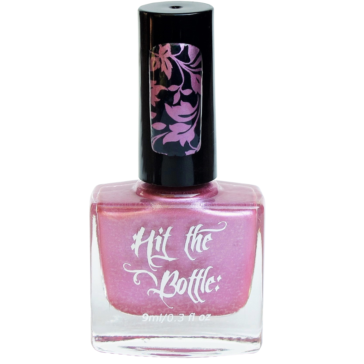 Hit the Bottle &quot;Chrome Is Where the Tart Is&quot; Stamping Polish