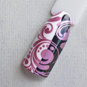 Hit the Bottle "Chrome Is Where the Tart Is" Stamping Polish