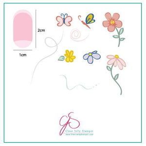 Clear Jelly Stamper- CjS-004- Infinite Flower