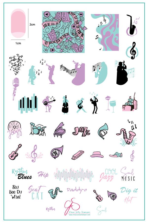 Clear Jelly Stamper- CjS-119- 5-6-7-8...