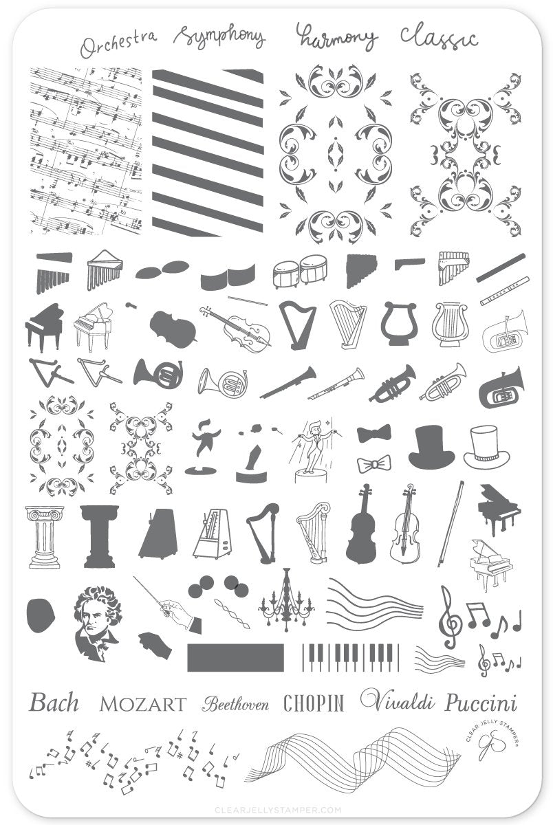 Clear Jelly Stamper- CjS-120- Keep it Classic