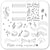 Clear Jelly Stamper- CjS-122- Musical Score