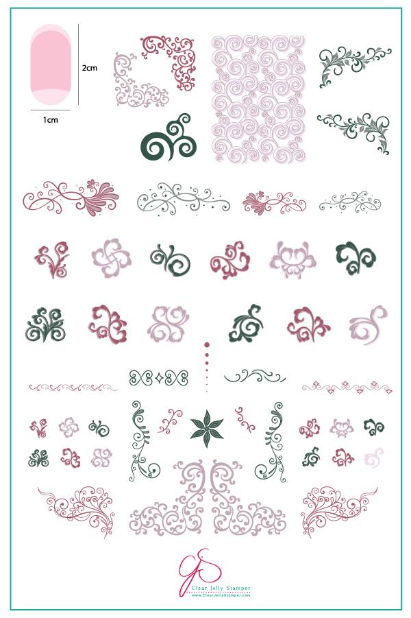 Clear Jelly Stamper- CjS-132- Put a Lil Swirl on it Part 1