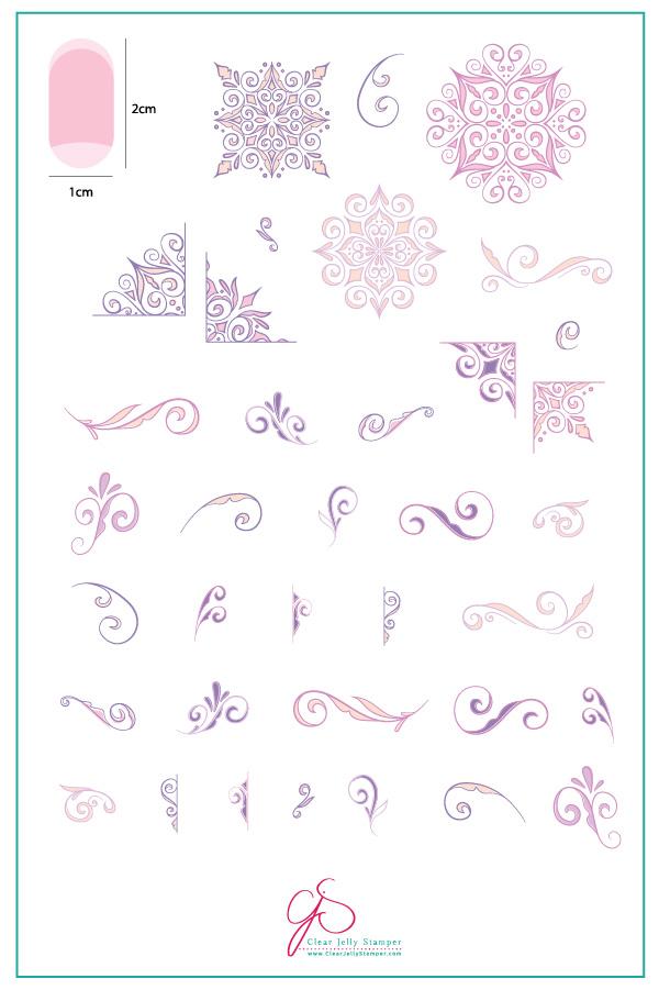 Clear Jelly Stamper- CjS-134- Put a Lil Swirl on it Part 2