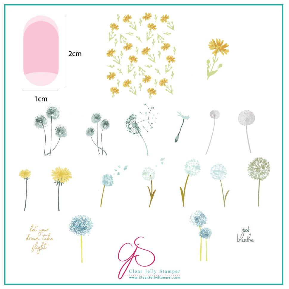 Clear Jelly Stamper- CjS-156- Just Breathe