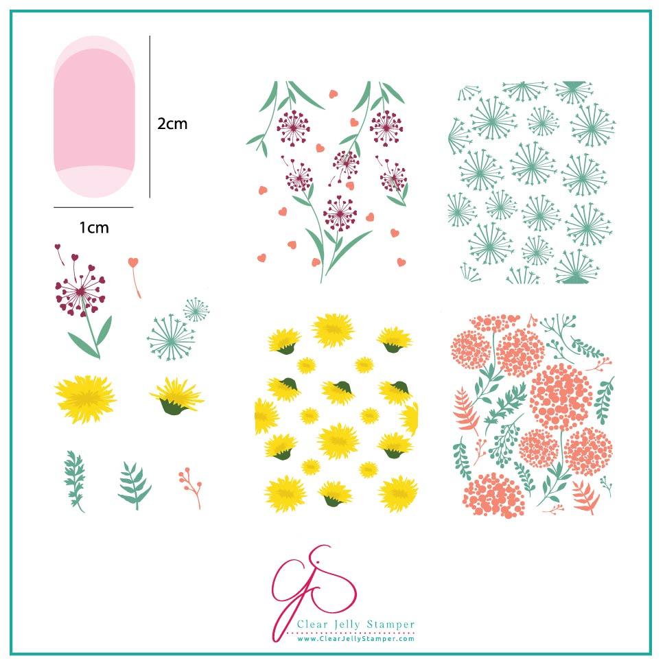 Clear Jelly Stamper- CjS-157- In the Wind