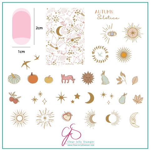Clear Jelly Stamper- CjS-168- Autumn Solstice
