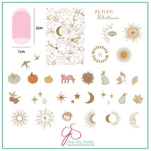 Clear Jelly Stamper- CjS-168- Autumn Solstice