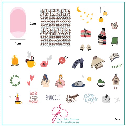 Clear Jelly Stamper- CjS-171- Snuggles