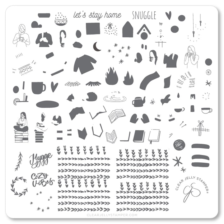 Clear Jelly Stamper- CjS-171- Snuggles