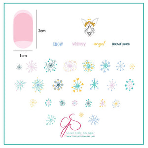 Clear Jelly Stamper- CjS-181- Whimsy Angel