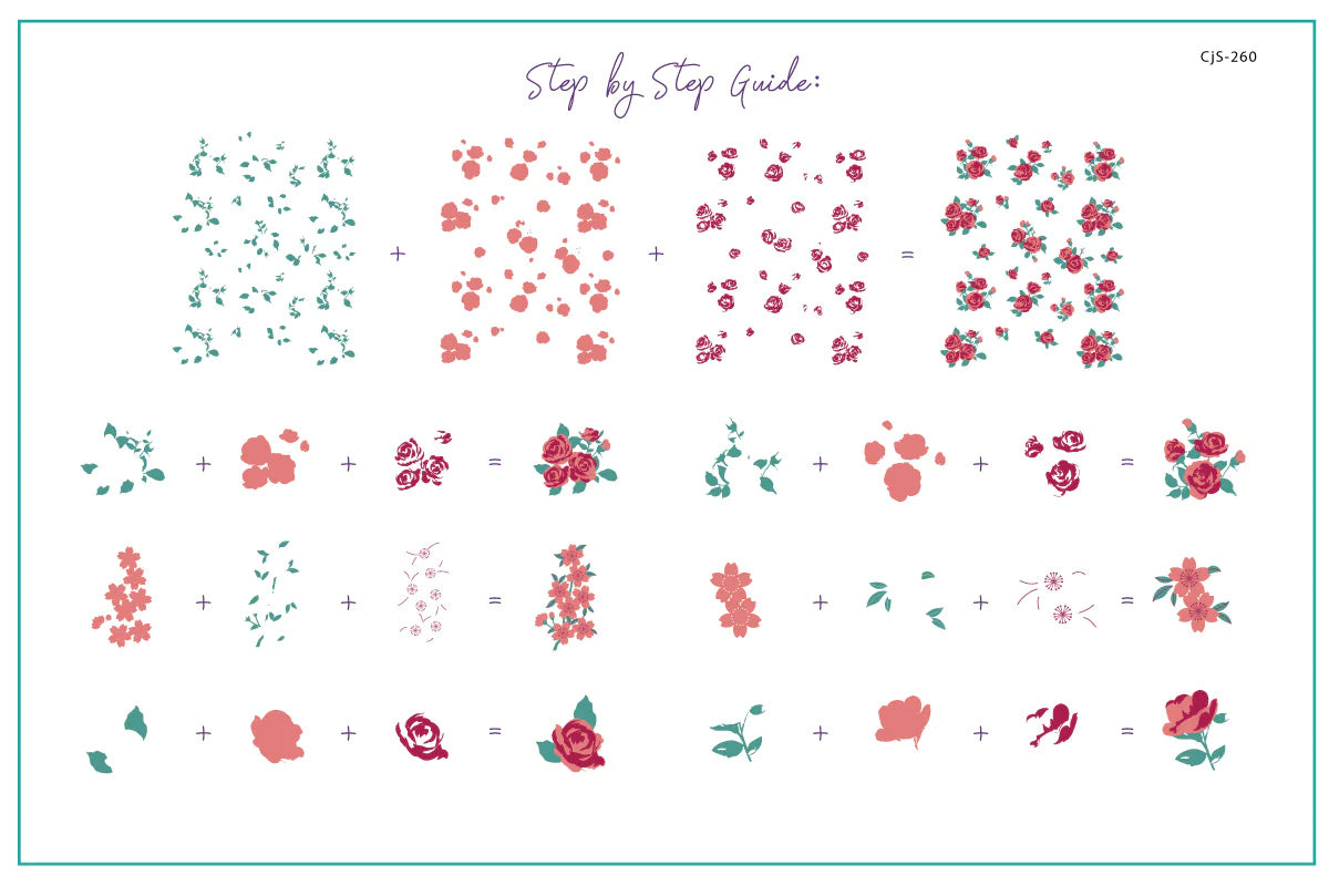 Clear Jelly Stamper- CjS-260- Flirty & Fierce