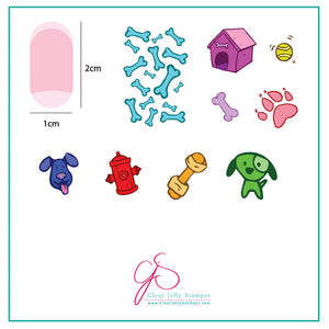 Clear Jelly Stamper- CjS-061- Woof