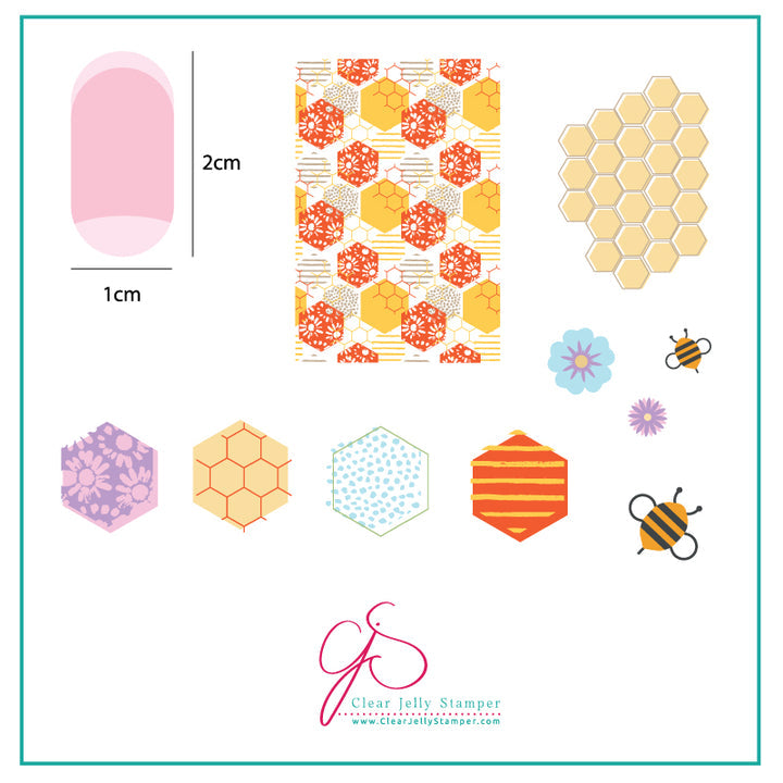 Clear Jelly Stamper- CjS-073-Buzz-y