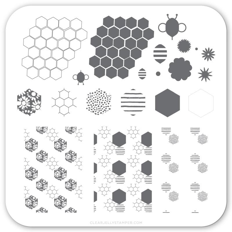 Clear Jelly Stamper- CjS-073-Buzz-y