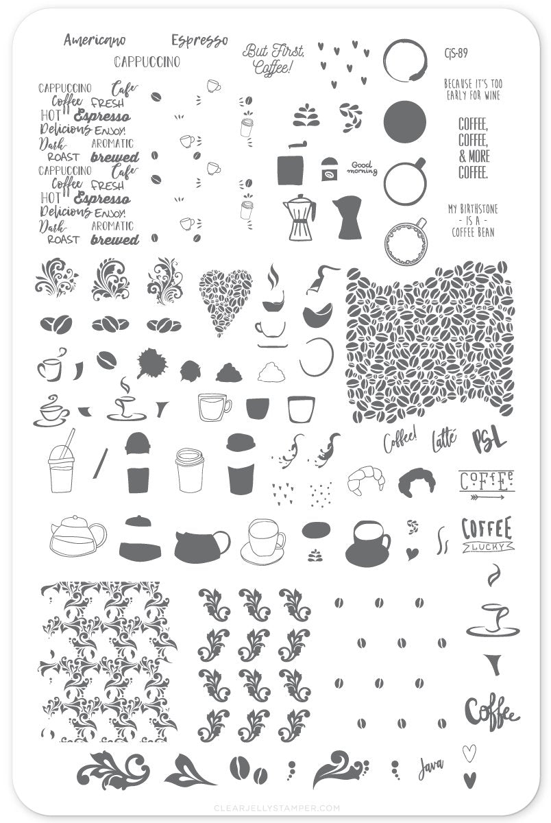 Clear Jelly Stamper- CjS-089- Roasted