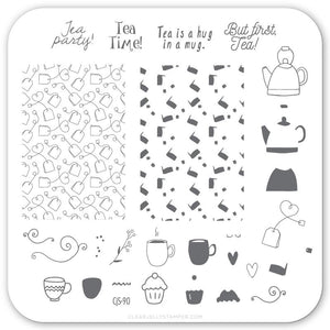 Clear Jelly Stamper- CjS-090- Steeped