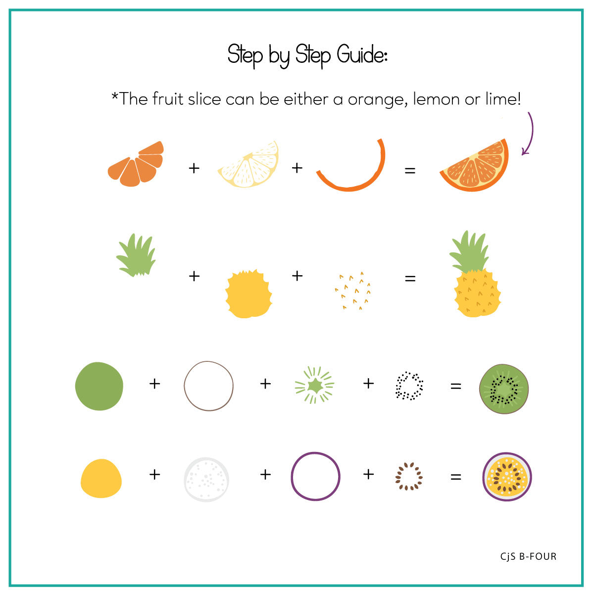 Clear Jelly Stamper- CJS B-FOUR- Beginner 4