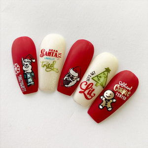 Clear Jelly Stamper- C-68- Sassy Christmas