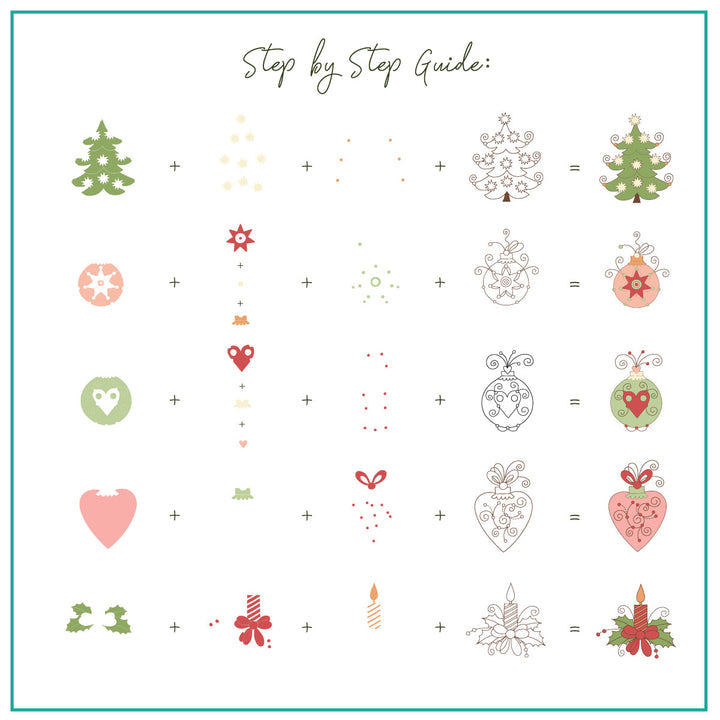 Clear Jelly Stamper- C-73- Ornate Ornaments