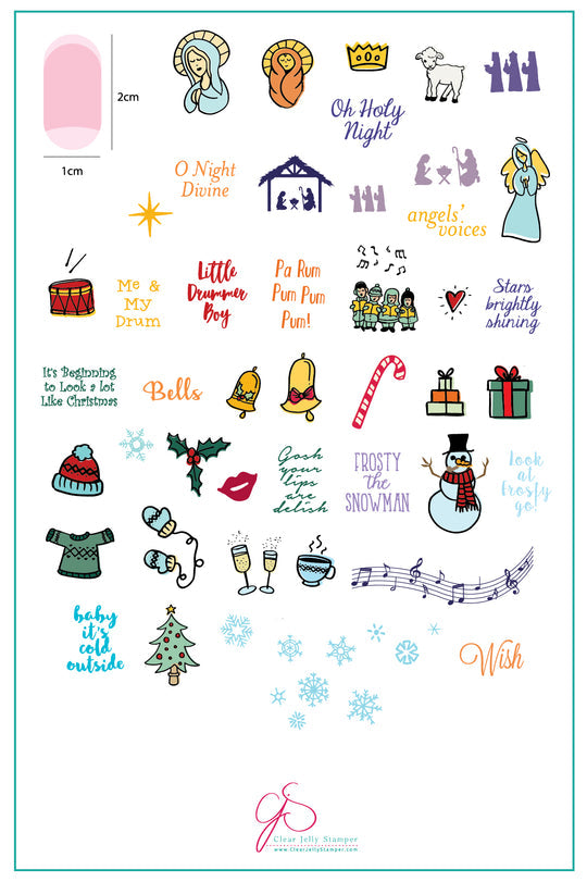 Clear Jelly Stamper- C-11- Baby It&#39;s Cold!