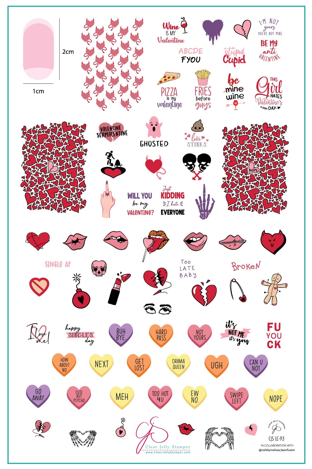 Clear Jelly Stamper- LC-93- It&#39;s Not Me, It&#39;s You