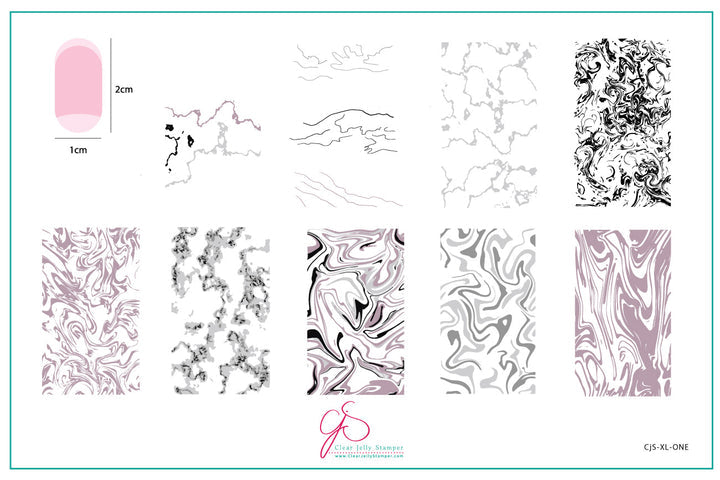 Clear Jelly Stamper- XL Collection- CjS-XL-ONE