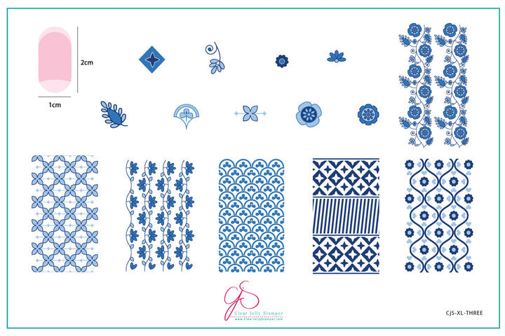 Clear Jelly Stamper- XL Collection- CjS-XL-THREE