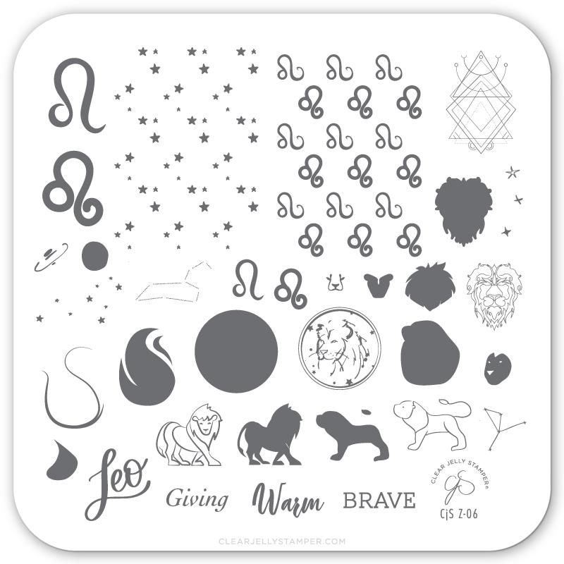 Clear Jelly Stamper- Z-06- Leo