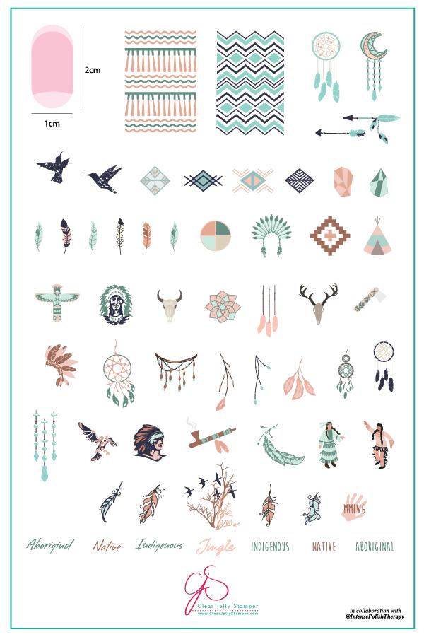 Clear Jelly Stamper- LC-06- Idle No More