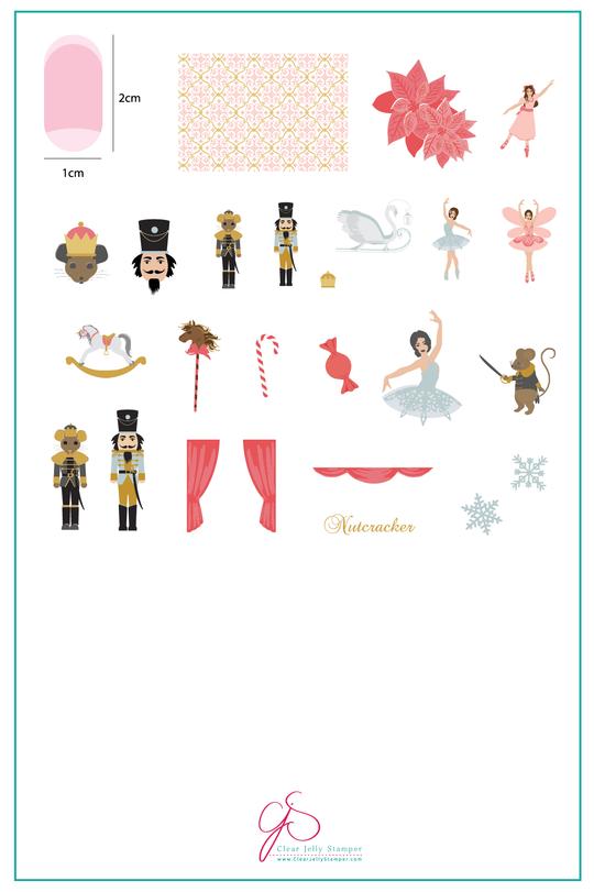 Clear Jelly Stamper- C-22- Nutcracker