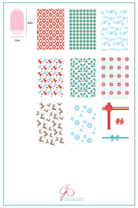 Clear Jelly Stamper- C-23- Pretty Paper - Retro