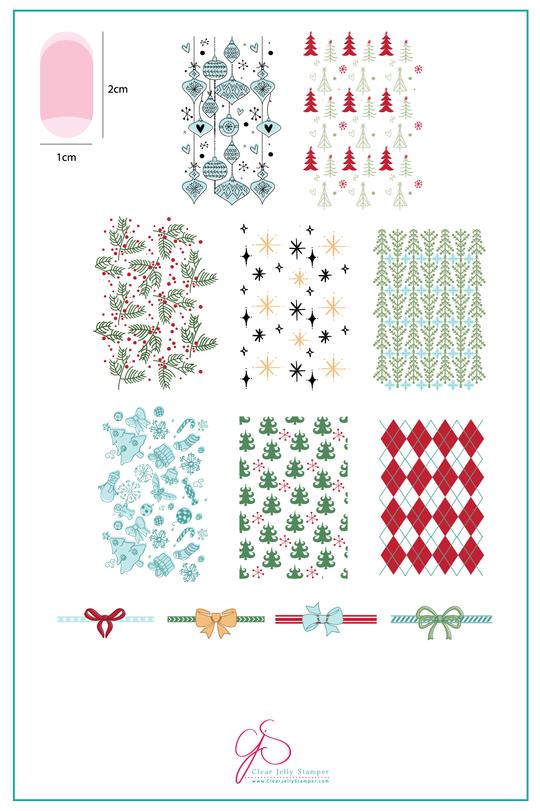 Clear Jelly Stamper- C-25- Pretty Paper- Classic