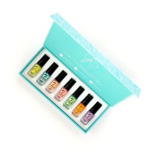 Clear Jelly Stamper- Stamping Polish- The Candy Shop Kit (7 colors)