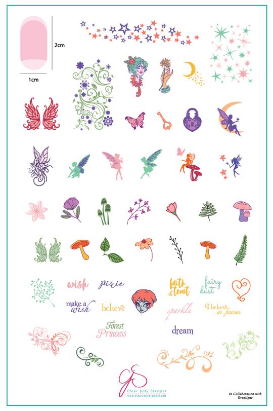 Clear Jelly Stamper- LC-04- Pixie Perfect