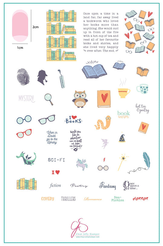 Clear Jelly Stamper- LC-30- Armchair Adventure